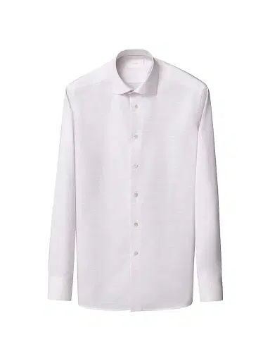 Eton Men's Contemporary-Fit Elevated Micro Check Cotton Shirt - Pink - Size 18 | Thumbnail 2 Eton Men's Contemporary-Fit Elevated Micro Check Cotton Shirt - Pink - Size 18 | Thumbnail 2