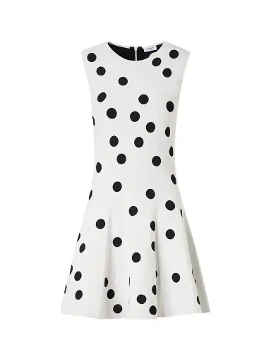 Akris punto Women's Polka Dot Fit & Flare Mini Dress | Thumbnail 1 Akris punto Women's Polka Dot Fit & Flare Mini Dress | Thumbnail 1
