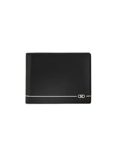 FERRAGAMO Men's Micro Gancini Leather Wallet - Nero | Thumbnail 1 FERRAGAMO Men's Micro Gancini Leather Wallet - Nero | Thumbnail 1