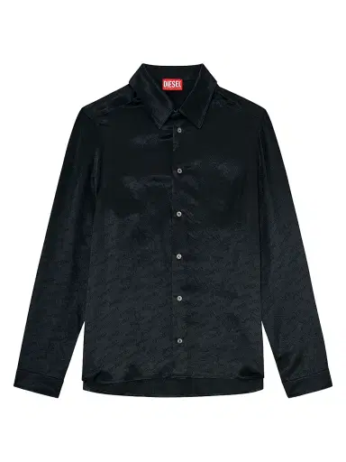 Diesel Men's Kinny Satin Shirt | Thumbnail 1 Diesel Men's Kinny Satin Shirt | Thumbnail 1