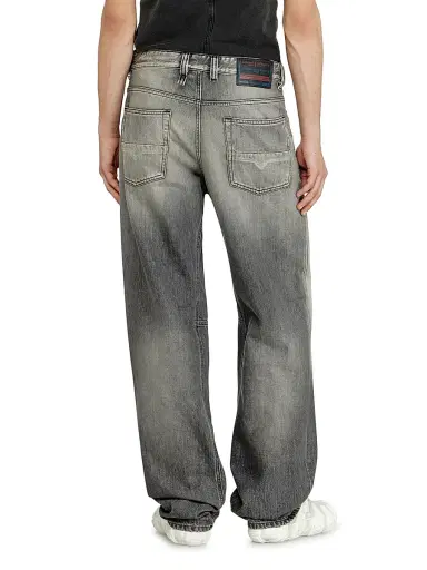Diesel Men's D-2001 Faded Cotton Jeans - Black Denim | Thumbnail 6 Diesel Men's D-2001 Faded Cotton Jeans - Black Denim | Thumbnail 6