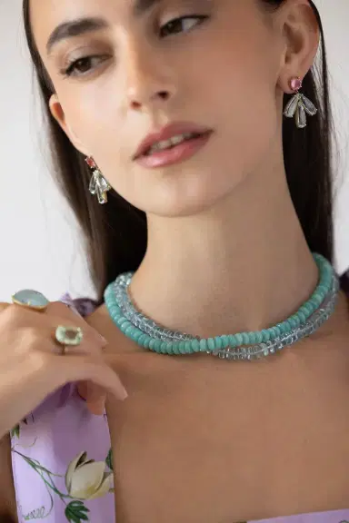 IRENE NEUWIRTH JEWELRY Aquamarine Bead Necklace | Thumbnail 3 IRENE NEUWIRTH JEWELRY Aquamarine Bead Necklace | Thumbnail 3