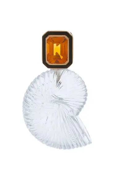 DEZSO BY SARA BELTRÁN Classic Crystal Carved Nautilus Pendant | Thumbnail 1 DEZSO BY SARA BELTRÁN Classic Crystal Carved Nautilus Pendant | Thumbnail 1