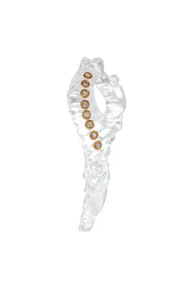 DEZSO BY SARA BELTRÁN Diamond Miami Shell Bead Charm | Thumbnail 1 DEZSO BY SARA BELTRÁN Diamond Miami Shell Bead Charm | Thumbnail 1