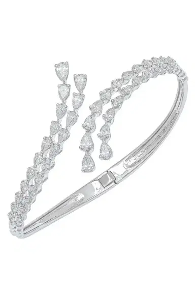 ARZANO Diamond Open Wrap Bracelet | Thumbnail 1 ARZANO Diamond Open Wrap Bracelet | Thumbnail 1