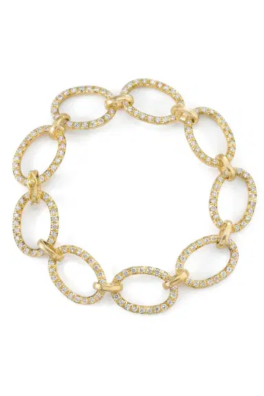 IRENE NEUWIRTH JEWELRY Diamond Pave Large Link Bracelet | Thumbnail 1 IRENE NEUWIRTH JEWELRY Diamond Pave Large Link Bracelet | Thumbnail 1