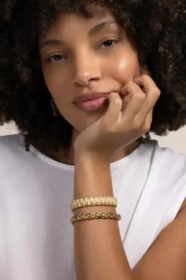 ROBERTO DEMEGLIO Diamond Satin Gold Bracelet | Thumbnail 2 ROBERTO DEMEGLIO Diamond Satin Gold Bracelet | Thumbnail 2