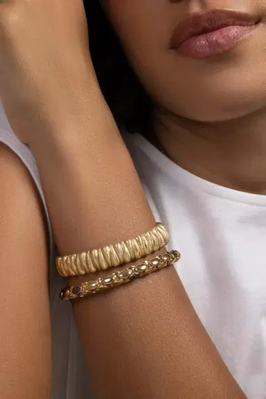 ROBERTO DEMEGLIO Diamond Satin Gold Bracelet | Thumbnail 3 ROBERTO DEMEGLIO Diamond Satin Gold Bracelet | Thumbnail 3