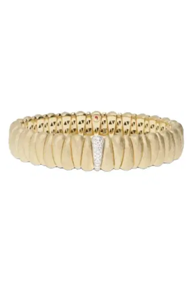 ROBERTO DEMEGLIO Diamond Satin Gold Bracelet | Thumbnail 1 ROBERTO DEMEGLIO Diamond Satin Gold Bracelet | Thumbnail 1