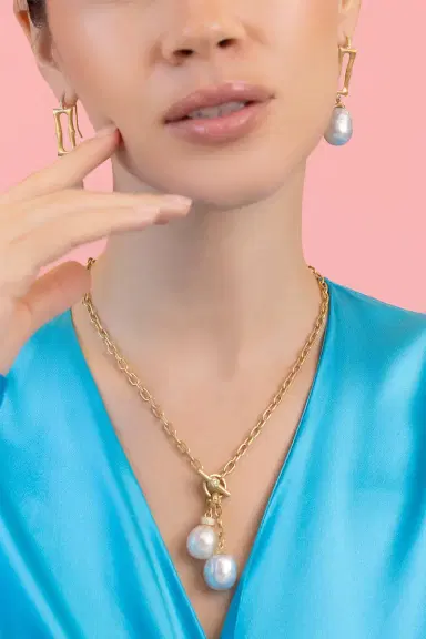 LEIGH MAXWELL Lariat Pearl Necklace | Thumbnail 2 LEIGH MAXWELL Lariat Pearl Necklace | Thumbnail 2