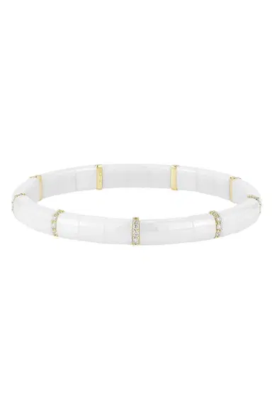 ROBERTO DEMEGLIO Nine Diamond Pura White Bracelet | Thumbnail 1 ROBERTO DEMEGLIO Nine Diamond Pura White Bracelet | Thumbnail 1
