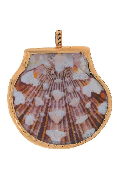 DEZSO BY SARA BELTRÁN Onyx Grande Scallop Charm | Thumbnail 1 DEZSO BY SARA BELTRÁN Onyx Grande Scallop Charm | Thumbnail 1