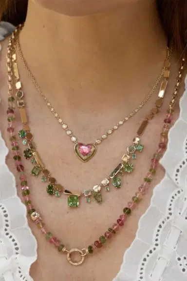 Eden Presley Pastel Colored Closure Necklace | Thumbnail 2 Eden Presley Pastel Colored Closure Necklace | Thumbnail 2