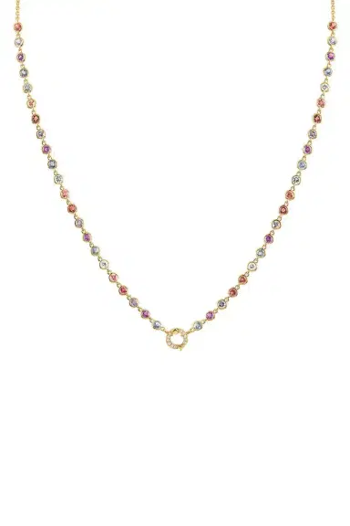 Eden Presley Pastel Colored Closure Necklace | Thumbnail 1 Eden Presley Pastel Colored Closure Necklace | Thumbnail 1