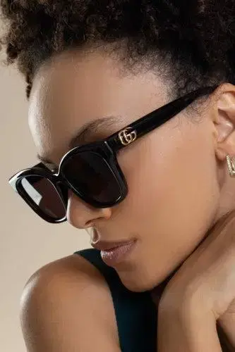 Gucci Round Square Logo Sunglasses | Thumbnail 3 Gucci Round Square Logo Sunglasses | Thumbnail 3