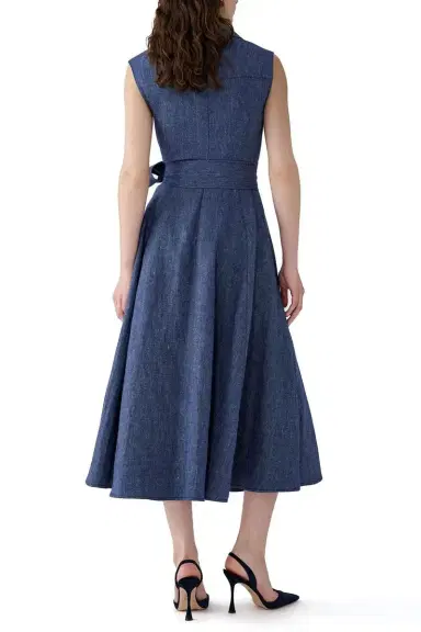 Carolina Herrera Sleeveless Midi Trench Dress | Thumbnail 4 Carolina Herrera Sleeveless Midi Trench Dress | Thumbnail 4