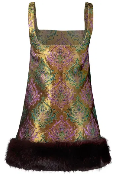 Retrofête Sulvie Brocade Dress | Thumbnail 2 Retrofête Sulvie Brocade Dress | Thumbnail 2