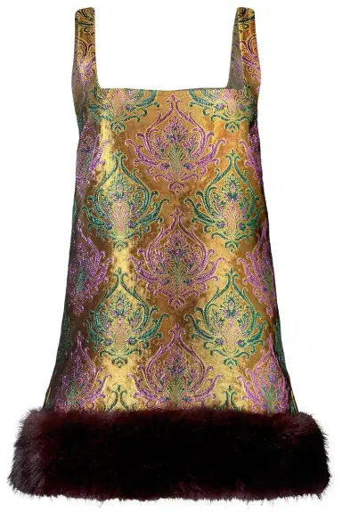 Retrofête Sulvie Brocade Dress | Thumbnail 1 Retrofête Sulvie Brocade Dress | Thumbnail 1