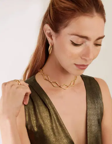 PARULINA Uptown Girl Medium Hoops | Thumbnail 2 PARULINA Uptown Girl Medium Hoops | Thumbnail 2