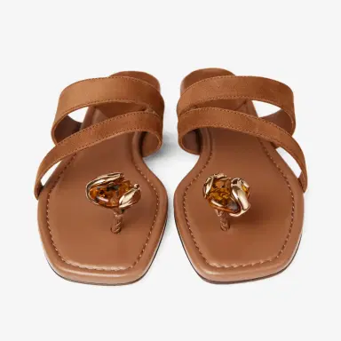 Jimmy Choo Emeri Stone Flat | Thumbnail 6 Jimmy Choo Emeri Stone Flat | Thumbnail 6