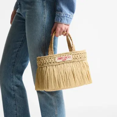 Jimmy Choo Beach Tote East-West Mini | Thumbnail 3 Jimmy Choo Beach Tote East-West Mini | Thumbnail 3