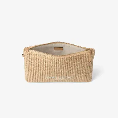 Jimmy Choo Zipped Flat Pouch | Thumbnail 5 Jimmy Choo Zipped Flat Pouch | Thumbnail 5