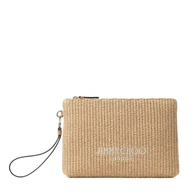 Jimmy Choo Zipped Flat Pouch | Thumbnail 1 Jimmy Choo Zipped Flat Pouch | Thumbnail 1