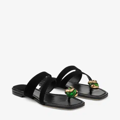 Jimmy Choo Emeri Stone Flat | Thumbnail 4 Jimmy Choo Emeri Stone Flat | Thumbnail 4