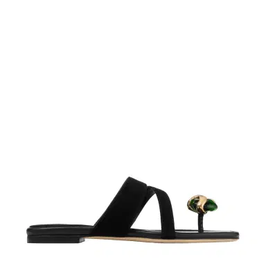 Jimmy Choo Emeri Stone Flat | Thumbnail 1 Jimmy Choo Emeri Stone Flat | Thumbnail 1