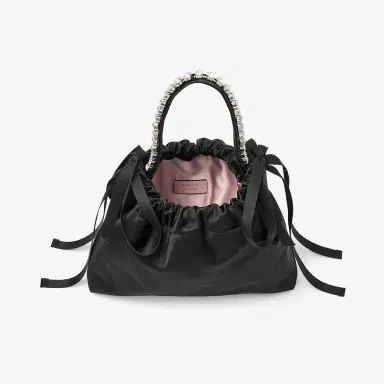 Jimmy Choo Drawstring Mini Top Handle | Thumbnail 5 Jimmy Choo Drawstring Mini Top Handle | Thumbnail 5