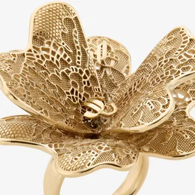 Jimmy Choo Maxi Corsage Ring | Thumbnail 4 Jimmy Choo Maxi Corsage Ring | Thumbnail 4