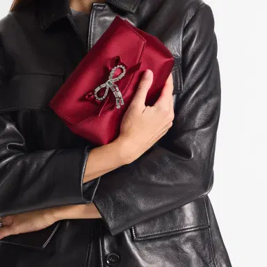 Jimmy Choo Soft Bow Mini Bag | Thumbnail 3 Jimmy Choo Soft Bow Mini Bag | Thumbnail 3