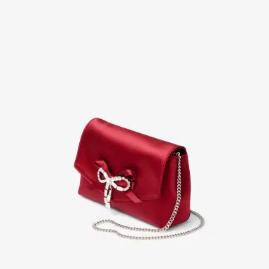 Jimmy Choo Soft Bow Mini Bag | Thumbnail 4 Jimmy Choo Soft Bow Mini Bag | Thumbnail 4