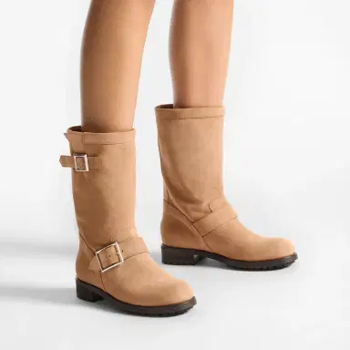 Jimmy Choo Biker Mid Ankle | Thumbnail 3 Jimmy Choo Biker Mid Ankle | Thumbnail 3