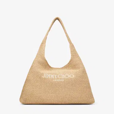 Jimmy Choo Beach Diamond Hobo Large | Thumbnail 2 Jimmy Choo Beach Diamond Hobo Large | Thumbnail 2