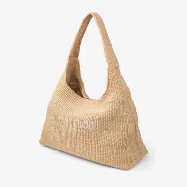 Jimmy Choo Beach Diamond Hobo Large | Thumbnail 3 Jimmy Choo Beach Diamond Hobo Large | Thumbnail 3