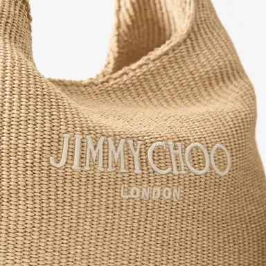 Jimmy Choo Beach Diamond Hobo Large | Thumbnail 4 Jimmy Choo Beach Diamond Hobo Large | Thumbnail 4