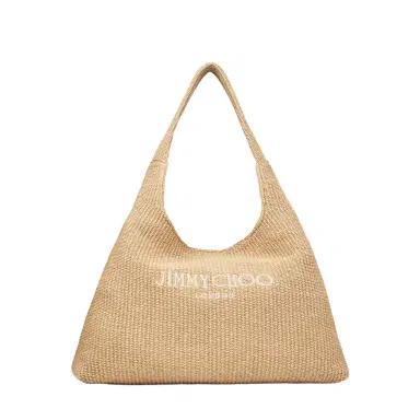 Jimmy Choo Beach Diamond Hobo Large | Thumbnail 1 Jimmy Choo Beach Diamond Hobo Large | Thumbnail 1