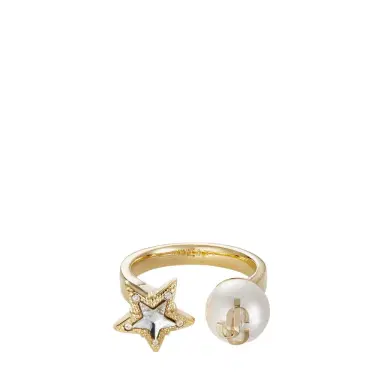 Jimmy Choo Jc Star Pearl Ring | Thumbnail 1 Jimmy Choo Jc Star Pearl Ring | Thumbnail 1