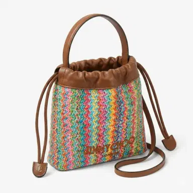 Jimmy Choo Drawstring Pouch Top Handle | Thumbnail 4 Jimmy Choo Drawstring Pouch Top Handle | Thumbnail 4