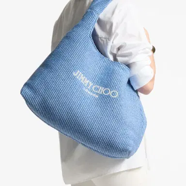 Jimmy Choo Beach Diamond Hobo Large | Thumbnail 3 Jimmy Choo Beach Diamond Hobo Large | Thumbnail 3