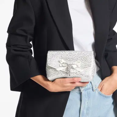 Jimmy Choo Soft Bow Mini Bag | Thumbnail 3 Jimmy Choo Soft Bow Mini Bag | Thumbnail 3