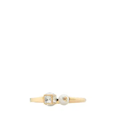 Jimmy Choo Jc Pearl Cube Cuff Large | Thumbnail 1 Jimmy Choo Jc Pearl Cube Cuff Large | Thumbnail 1