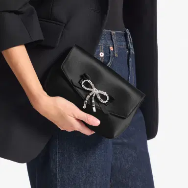 Jimmy Choo Soft Bow Mini Bag | Thumbnail 3 Jimmy Choo Soft Bow Mini Bag | Thumbnail 3