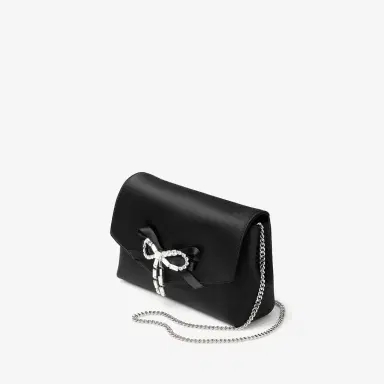 Jimmy Choo Soft Bow Mini Bag | Thumbnail 4 Jimmy Choo Soft Bow Mini Bag | Thumbnail 4