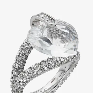 Jimmy Choo Heart Double Ring | Thumbnail 5 Jimmy Choo Heart Double Ring | Thumbnail 5
