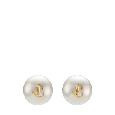 Jimmy Choo Maxi Pearl Studs | Thumbnail 1 Jimmy Choo Maxi Pearl Studs | Thumbnail 1