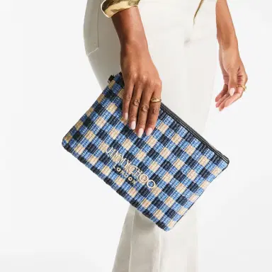 Jimmy Choo Zipped Flat Pouch | Thumbnail 4 Jimmy Choo Zipped Flat Pouch | Thumbnail 4
