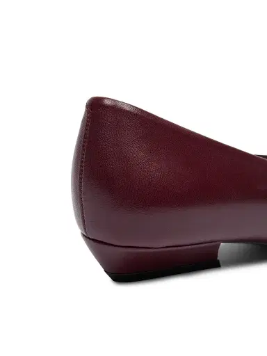 Roger Vivier Women's Leather Ballerina Flats - Mosto Medio | Thumbnail 7 Roger Vivier Women's Leather Ballerina Flats - Mosto Medio | Thumbnail 7
