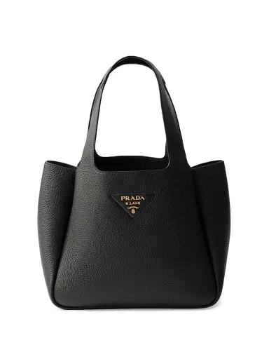 Prada Women's Leather Tote Bag - Black | Thumbnail 1 Prada Women's Leather Tote Bag - Black | Thumbnail 1